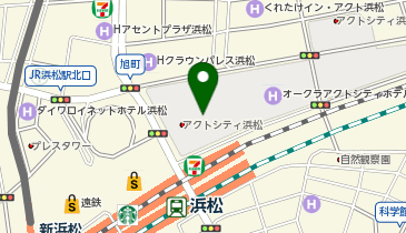 東進衛星予備校 浜松アクト校の地図画像