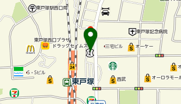 東進衛星予備校 東戸塚校の地図画像
