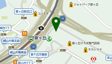 東進衛星予備校 泉ヶ丘センタービル校の地図画像
