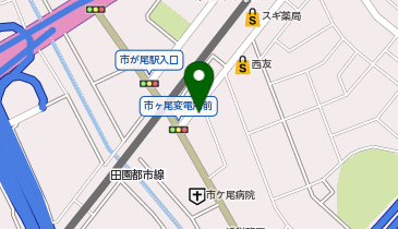 東進衛星予備校 市ヶ尾校の地図画像