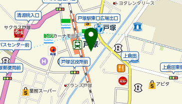 東進衛星予備校 戸塚駅東口校の地図画像
