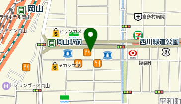 東進衛星予備校 岡山駅東口校の地図画像