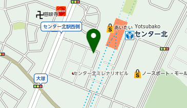 東進衛星予備校 センター北校の地図画像