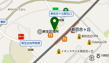 四谷大塚 新百合ヶ丘校舎の地図画像