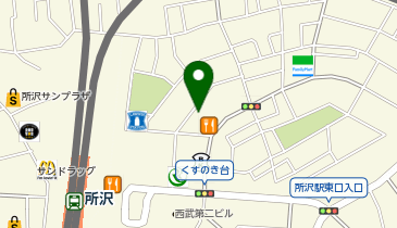 四谷大塚 所沢校舎の地図画像