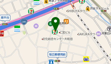 四谷大塚 渋谷校舎の地図画像
