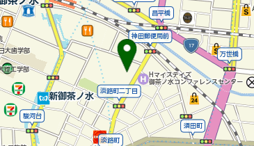 四谷大塚 お茶の水校舎の地図画像