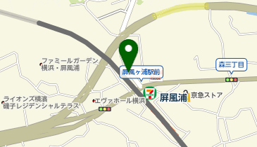 臨海セミナー 小中学部 屏風浦校の地図画像