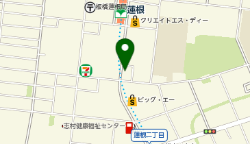 臨海セミナー 小中学部 蓮根の地図画像