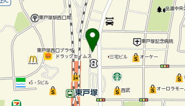 臨海セミナー 小中学部 東戸塚の地図画像