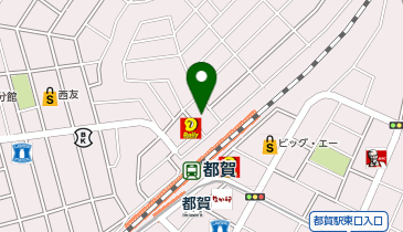 臨海セミナー 小中学部 都賀の地図画像