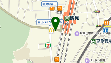 臨海セミナー 小中学部 鶴見の地図画像