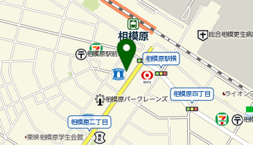 臨海セミナー 小中学部 相模原の地図画像