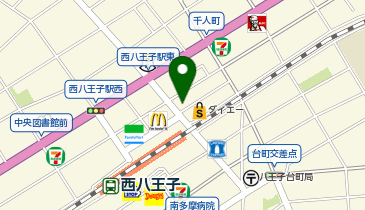 臨海セミナー 小中学部 西八王子の地図画像