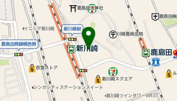 臨海セミナー 小中学部 鹿島田校の地図画像