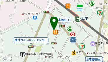 臨海セミナー 小中学部 志木の地図画像