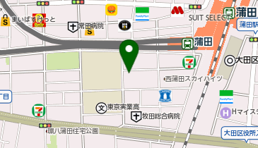 臨海セミナー 小中学部 蒲田の地図画像