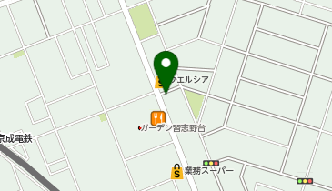 臨海セミナー 個別指導 臨海セレクト 北習志野の地図画像