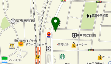 臨海セミナー 個別指導 臨海セレクト 東戸塚の地図画像