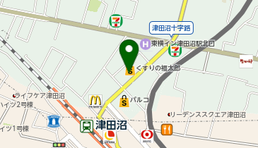 臨海セミナー 個別指導 臨海セレクト 津田沼の地図画像