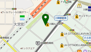 臨海セミナー 個別指導 臨海セレクト 川崎の地図画像