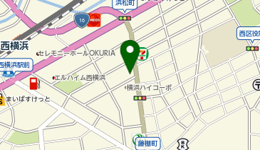 臨海セミナー 個別指導 臨海セレクト 西横浜の地図画像