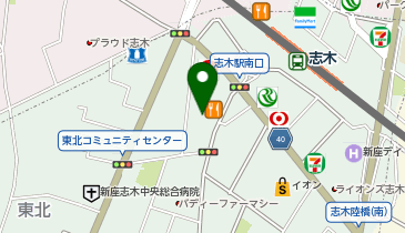 臨海セミナー 個別指導 臨海セレクト 志木の地図画像