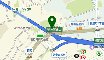臨海セミナー 個別指導 臨海セレクト 横浜西口の地図画像