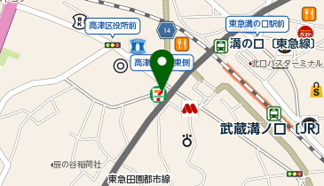 臨海セミナー ESC難関高校受験科 溝の口南口の地図画像