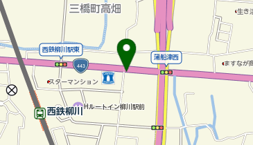 個別指導塾スタンダード 柳川の地図画像