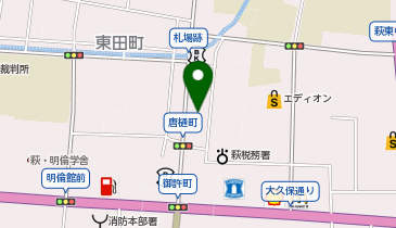 個別指導塾スタンダード 萩の地図画像