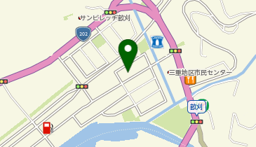 個別指導塾スタンダード 三重の地図画像