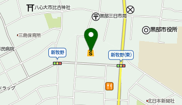 個別指導塾スタンダード 黒部の地図画像