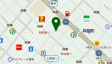 個別指導塾スタンダード 呉服町の地図画像