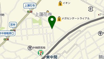 個別指導塾スタンダード 中間の地図画像