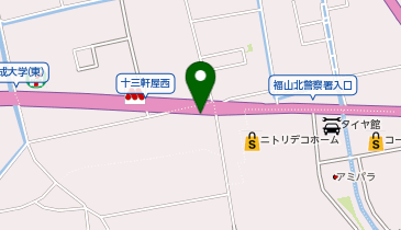 個別指導 学参 福山北校の地図画像