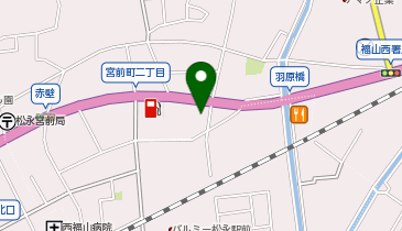 個別指導 学参 福山西校の地図画像