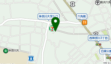 個別指導 学参 白楽校の地図画像