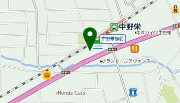 個別指導 学参 中野栄校の地図画像