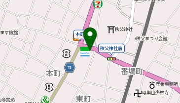 個別指導 学参 秩父校の地図画像