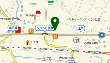個別指導 学参 赤間校の地図画像