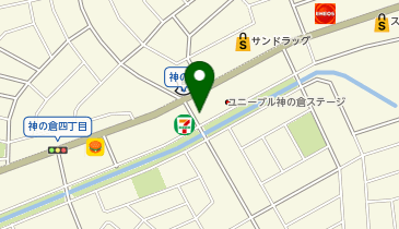 個別指導 学参 神の倉校の地図画像