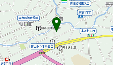 個別指導 学参 呉校の地図画像