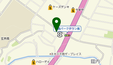 個別指導 学参 古賀千鳥校の地図画像
