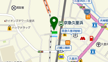 個別指導 学参 久里浜校の地図画像