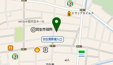 個別指導 学参 羽生校の地図画像