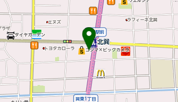 開成教育セミナー 北巽教室の地図画像