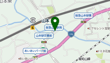 開成教育セミナー 宝塚山本教室の地図画像