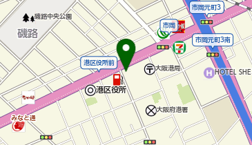 開成教育セミナー 弁天町教室の地図画像