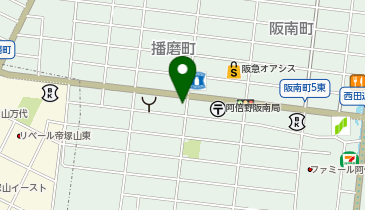 開成教育セミナー 西田辺本部教室の地図画像